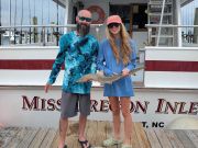 Miss Oregon Inlet II Head Boat Fishing, Captain Ben and Crew Stayed Busy