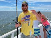 Miss Oregon Inlet Head Boat Fishing, Captain Tripp with 100 trips