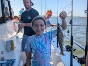 Miss Oregon Inlet II Head Boat Fishing, Reeled In a Fun Mix
