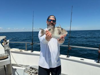 Miss Oregon Inlet II Head Boat Fishing, Right on the Triggerfish
