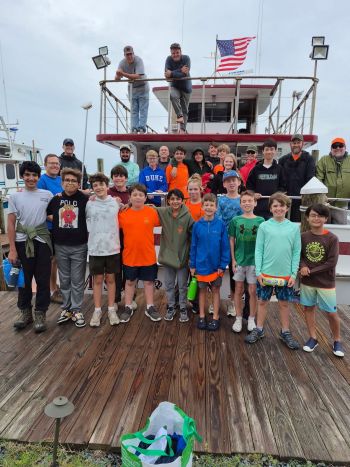 Miss Oregon Inlet II Head Boat Fishing, Rainy Day Fishing